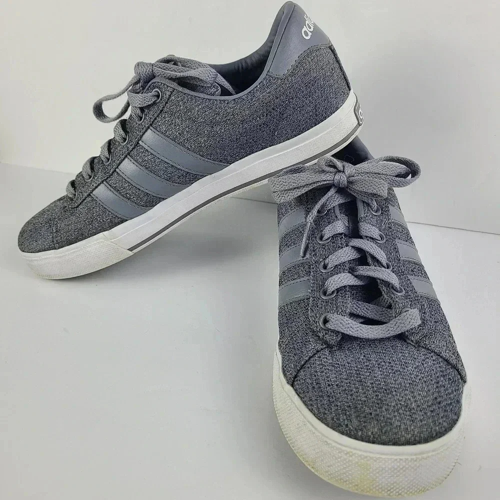 Adidas mens Neo Daily cloudfoam grey sneakers